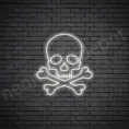 Skull-Bone-Neon-Sign-22x24-WS-C-WHITE