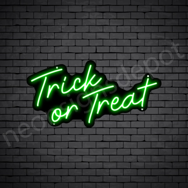 Trick-Or-Treat-Neon-Sign-24x12-WS-B-GREEN Trick-Or-Treat-Neon-Sign-24x12-WS-B-GREEN