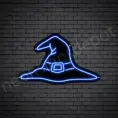 Witch-Hat-Neon-Sign-24x15-WS-B-DARK-BLUE