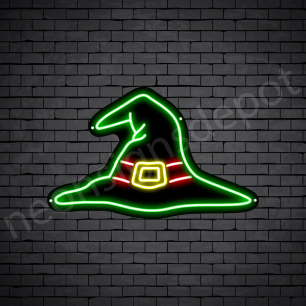 Witch-Hat-Neon-Sign-24x15-WS-B-MULTI-COLOR Witch-Hat-Neon-Sign-24x15-WS-B-MULTI-COLOR