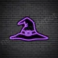 Witch-Hat-Neon-Sign-24x15-WS-B-PURPLE