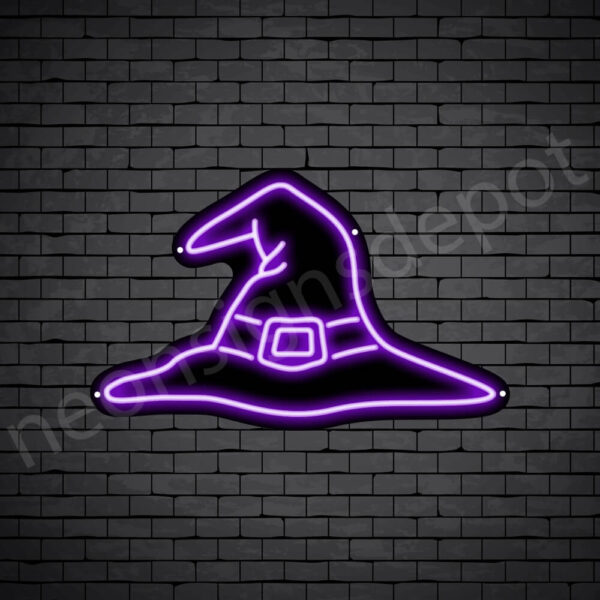 Witch-Hat-Neon-Sign-24x15-WS-B-PURPLE Witch-Hat-Neon-Sign-24x15-WS-B-PURPLE