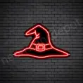 Witch-Hat-Neon-Sign-24x15-WS-B-RED