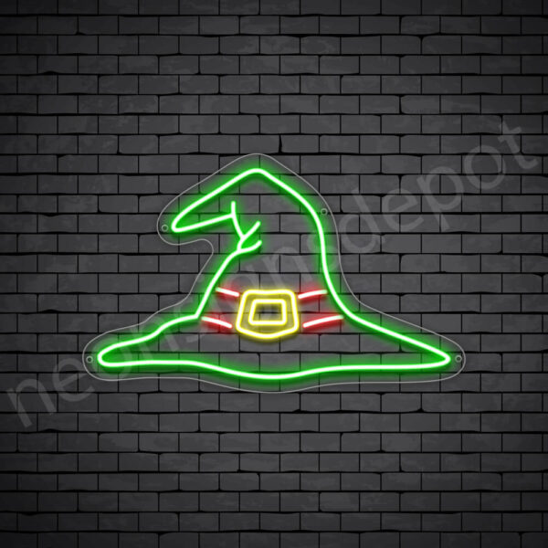 Witch-Hat-Neon-Sign-24x15-WS-C-MULTI-COLOR Witch-Hat-Neon-Sign-24x15-WS-C-MULTI-COLOR