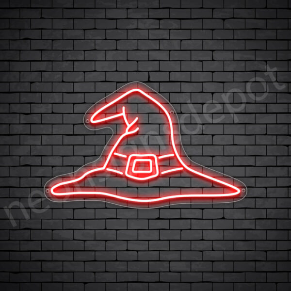 Witch-Hat-Neon-Sign-24x15-WS-C-RED Witch-Hat-Neon-Sign-24x15-WS-C-RED