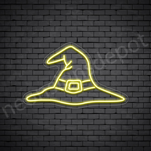 Witch-Hat-Neon-Sign-24x15-WS-C-YELLOW Witch-Hat-Neon-Sign-24x15-WS-C-YELLOW