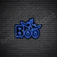 Blue Boo Neon Sign