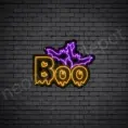 Multi-Color Boo Neon Sign