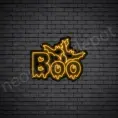 Orange Boo Neon Sign