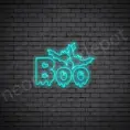 Light Blue Boo Sign