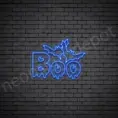 Blue Boo Sign