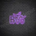 Purple Boo Sign