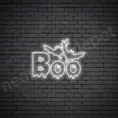 White Boo Sign