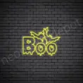 Yellow Boo Sign