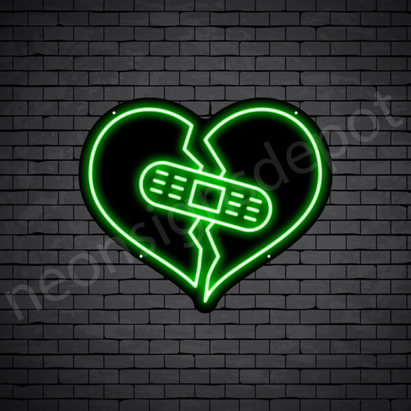 Heartbroken-Neon-Sign-17x20-WS-B-GREEN Heartbroken-Neon-Sign-17x20-WS-B-GREEN
