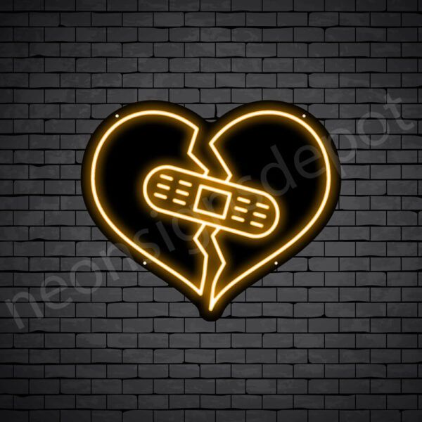 Heartbroken-Neon-Sign-17x20-WS-B-ORANGE Heartbroken-Neon-Sign-17x20-WS-B-ORANGE