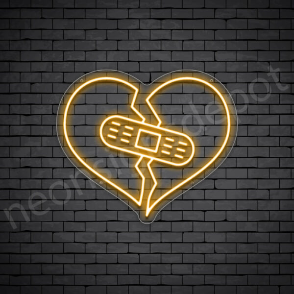 Heartbroken-Neon-Sign-17x20-WS-C-ORANGE Heartbroken-Neon-Sign-17x20-WS-C-ORANGE