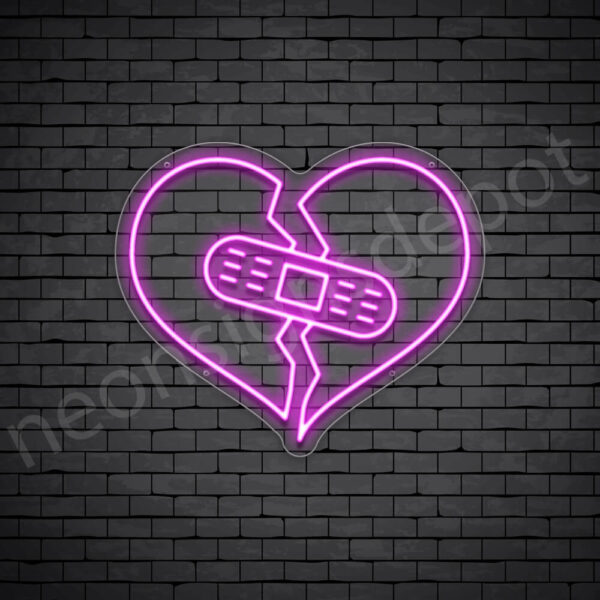 Heartbroken-Neon-Sign-17x20-WS-C-PINK Heartbroken-Neon-Sign-17x20-WS-C-PINK