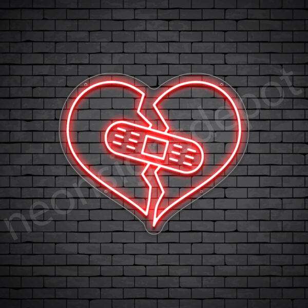 Heartbroken-Neon-Sign-17x20-WS-C-RED Heartbroken-Neon-Sign-17x20-WS-C-RED