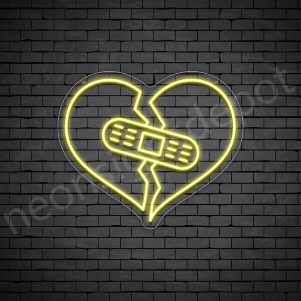 Heartbroken-Neon-Sign-17x20-WS-C-YELLOW Heartbroken-Neon-Sign-17x20-WS-C-YELLOW