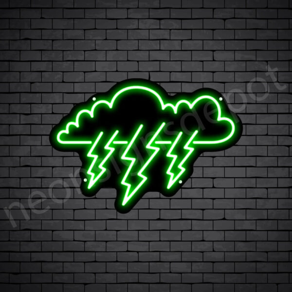 Lightning-Neon-Sign-20x14-WS-B-GREEN Lightning-Neon-Sign-20x14-WS-B-GREEN