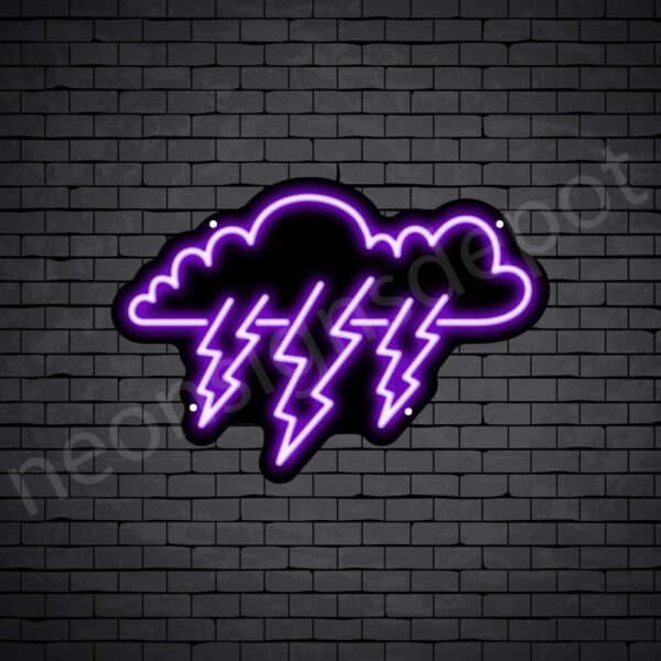 Lightning-Neon-Sign-20x14-WS-B-PURPLE Lightning-Neon-Sign-20x14-WS-B-PURPLE