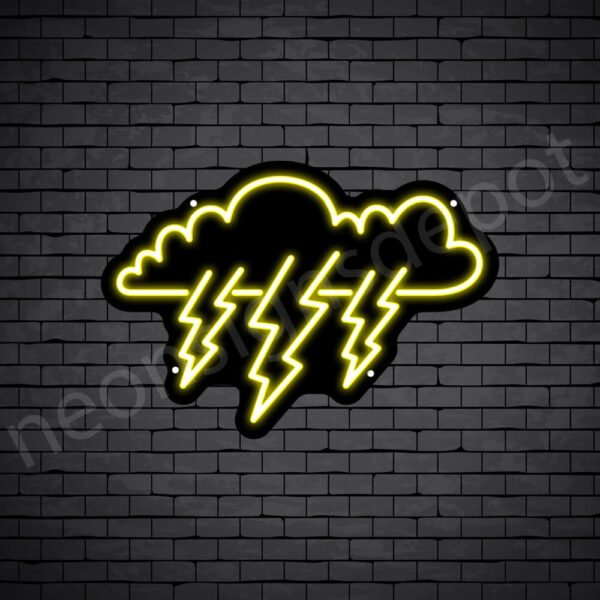 Lightning-Neon-Sign-20x14-WS-B-YELLOW Lightning-Neon-Sign-20x14-WS-B-YELLOW