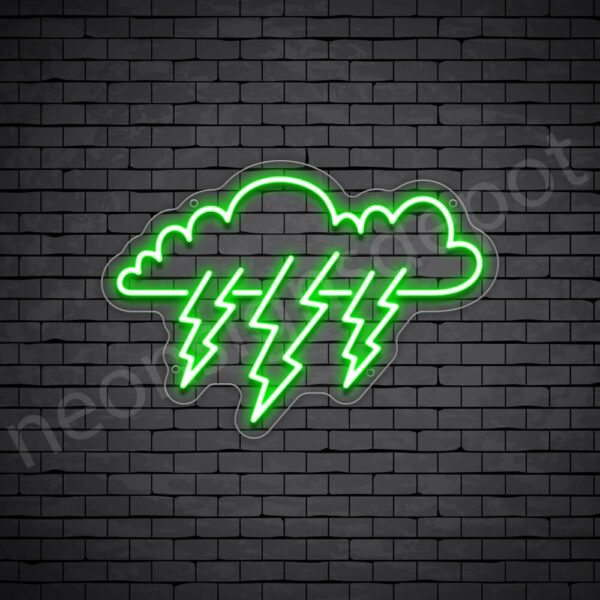 Lightning-Neon-Sign-20x14-WS-C-GREEN Lightning-Neon-Sign-20x14-WS-C-GREEN