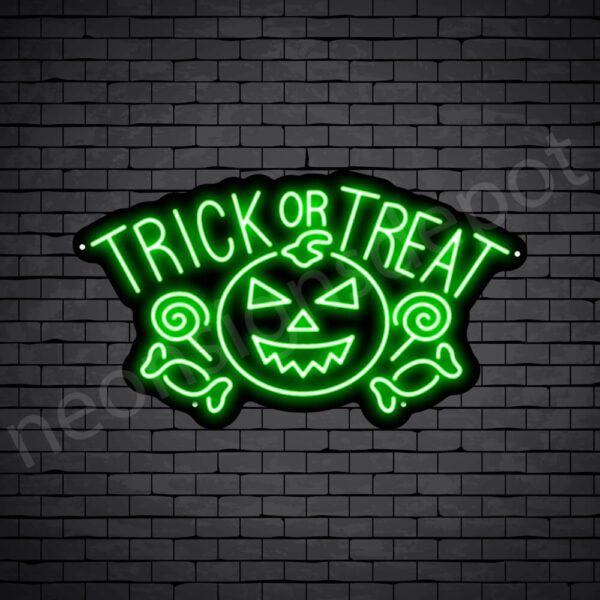 Trick-Or-Treat-Pumpkin-Neon-Sign-28x16-WS-B-GREEN Trick-Or-Treat-Pumpkin-Neon-Sign-28x16-WS-B-GREEN