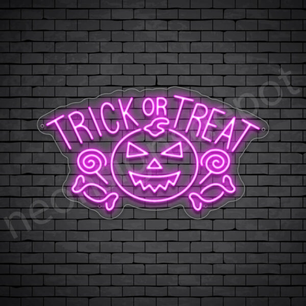 Trick-Or-Treat-Pumpkin-Neon-Sign-28x16-WS-C-PINK Trick-Or-Treat-Pumpkin-Neon-Sign-28x16-WS-C-PINK