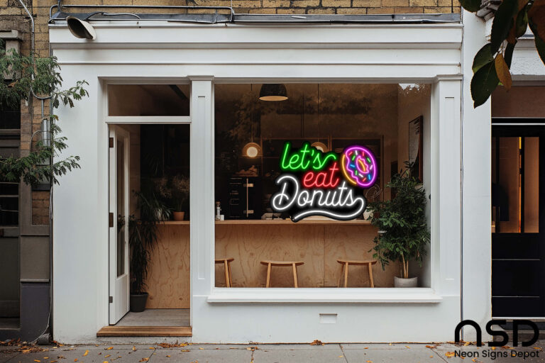 Donuts V8 Neon Sign neon sign