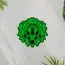 Lion V3 Neon Sign_Animals_Black_Mockup_Template01_green